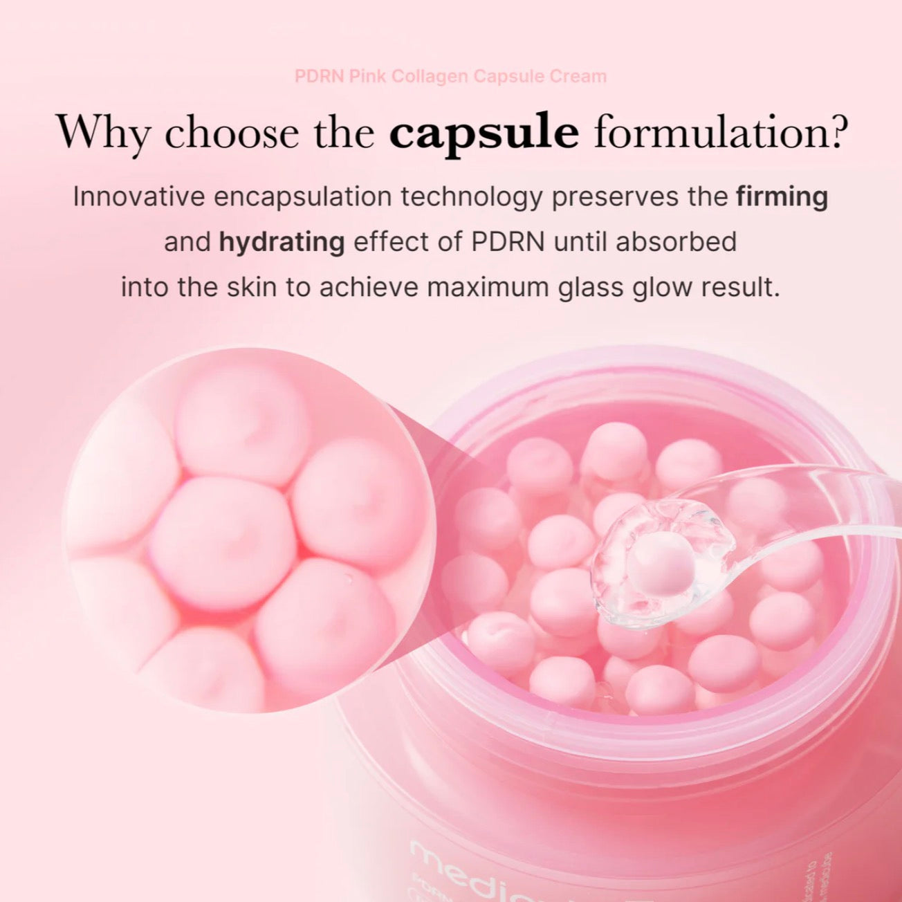 Medicube PDRN Pink Collagen Capsule Cream 55g – High-Potency Firming & Elasticity Booster