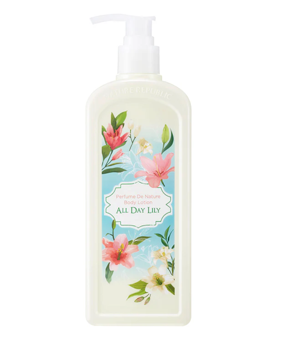 Nature Republic Perfume De Nature Body Lotion Allday Lily 345ml - Suunsu Korean skincare