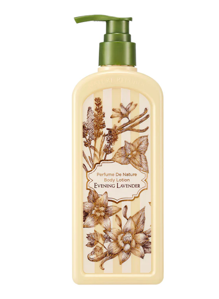 Nature Republic Perfume De Nature Body Lotion Evening Lavender 345ml - Suunsu Korean skincare