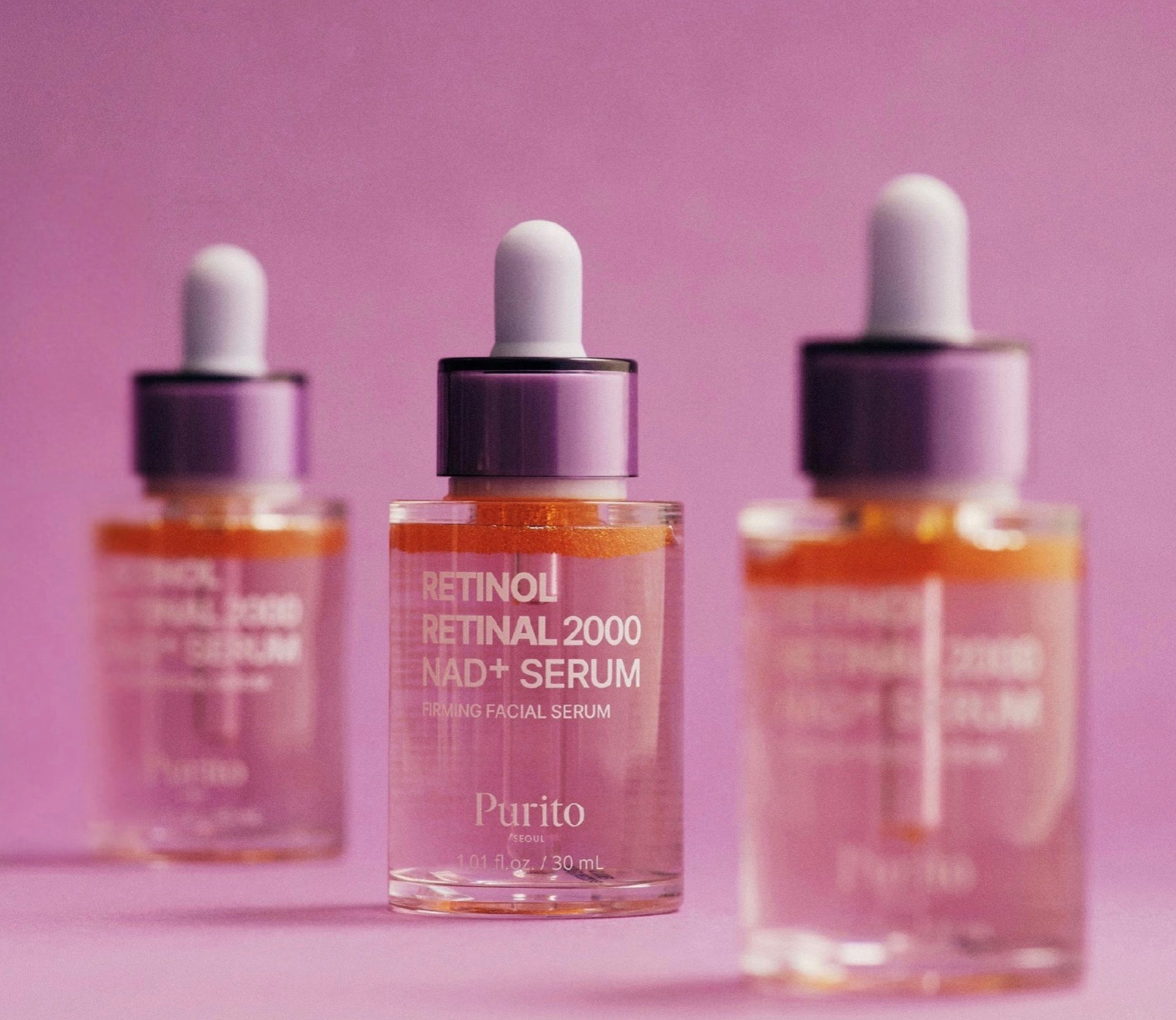 Purito Seoul Retinol Retinal2000 NAD+ Serum 30ml – Advanced Youth-Activating & Firming Treatment