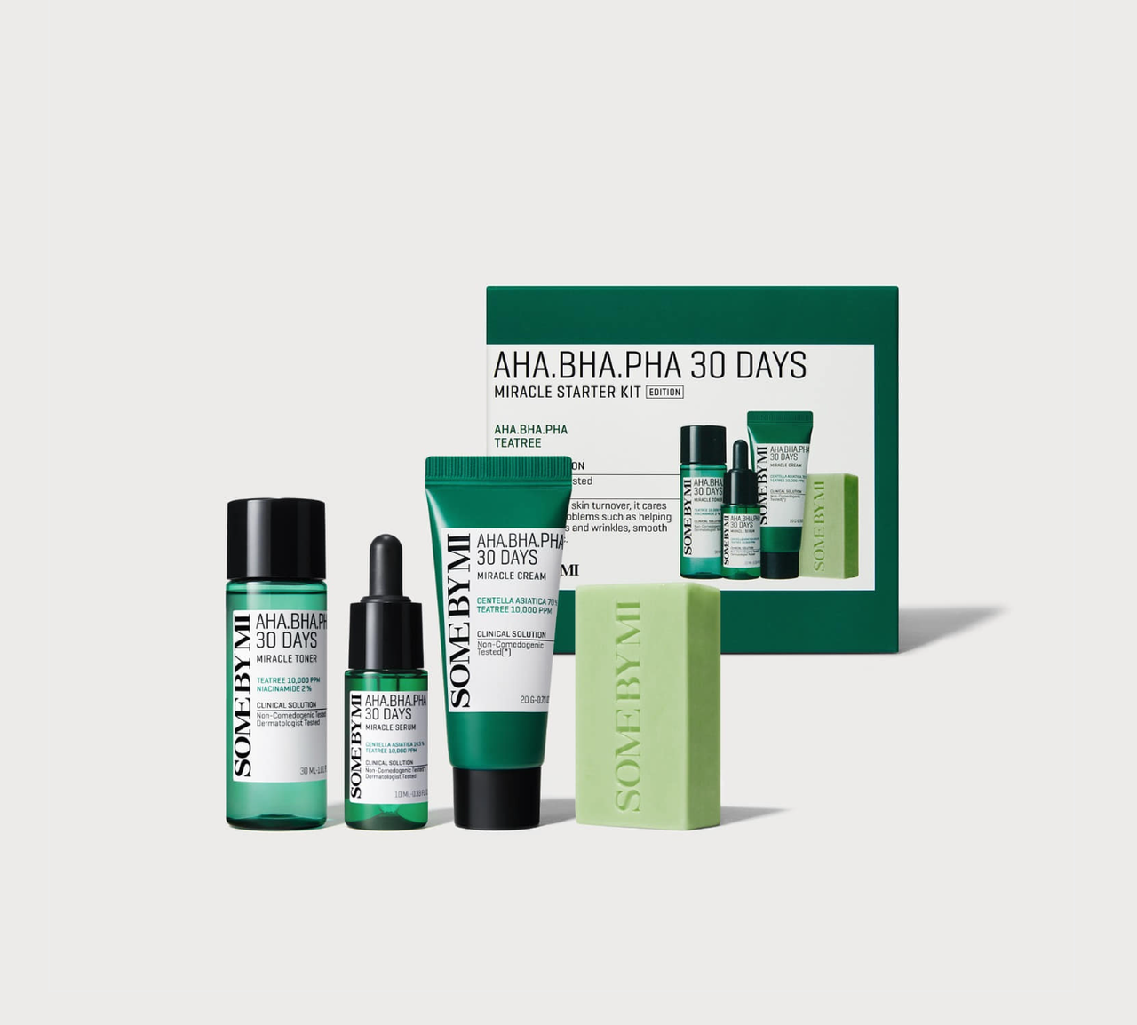 Some by mi AHA BHA PHA 30days Miracle Starter Kit (4components) - Suunsu Korean skincare