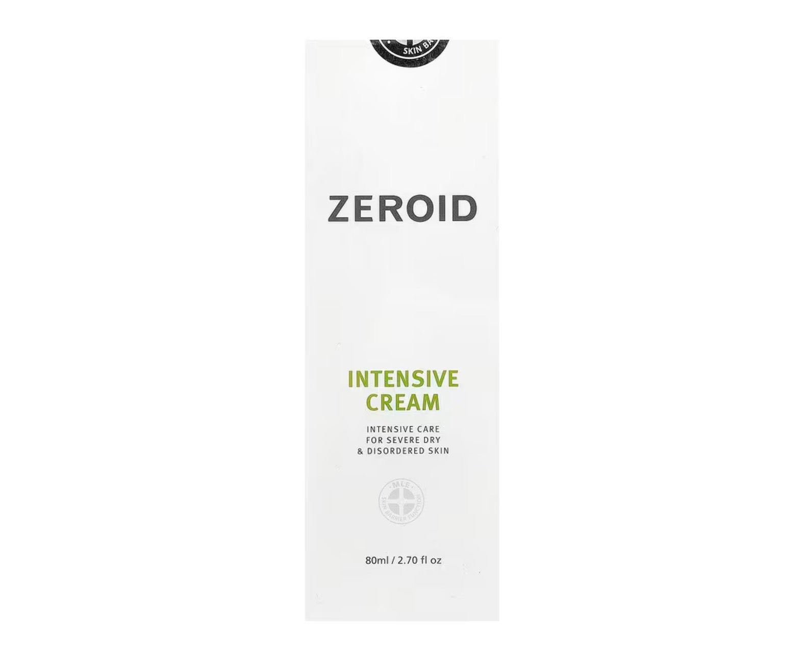 Zeroid Intensive Cream 80ml – Deep Hydration & Barrier Repair for Severely Dry & Sensitive Skin