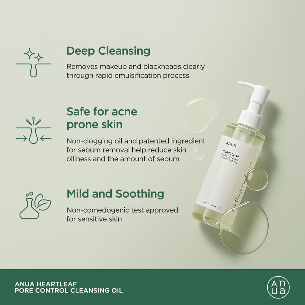 Heartleaf pore control Cleansing oil 200ml
