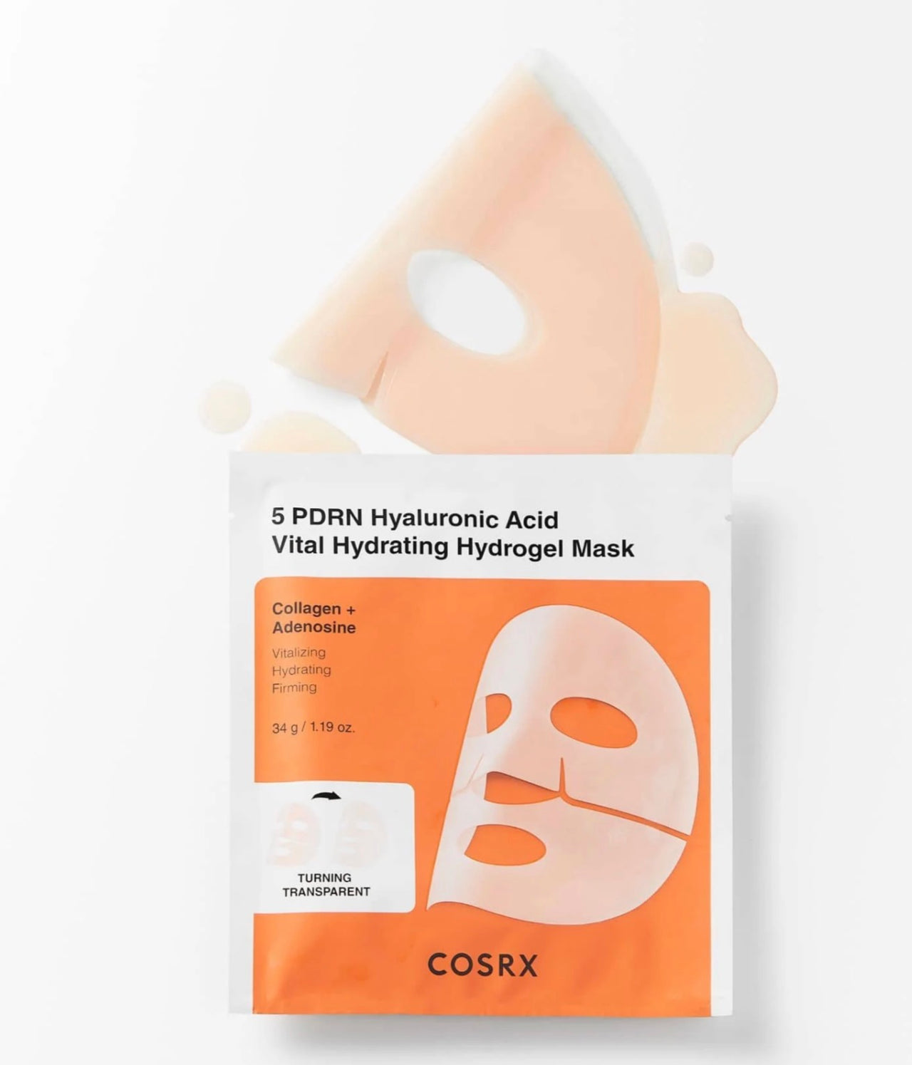 5PDRN Hyaluronic Acid Vital Hydrating Hydrogel Mask 1pc