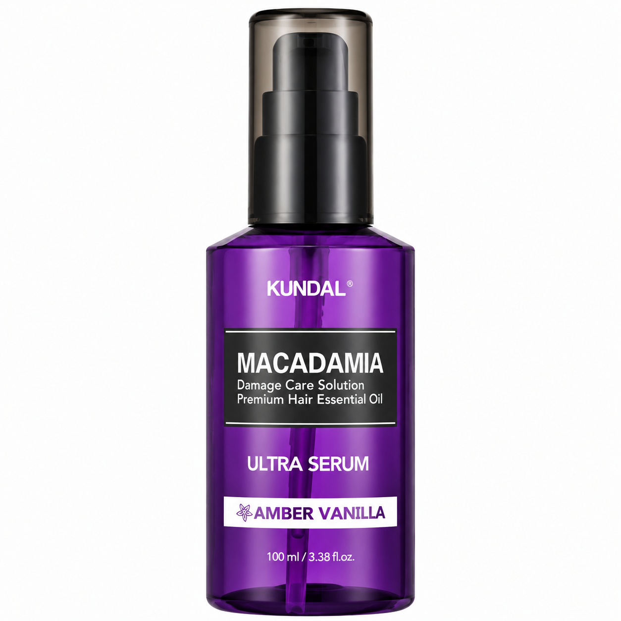 Kundal Macadamia Hair Serum Amber Vanilla 100ml