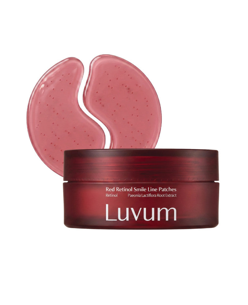 Luvum Red Retinol Smile Line Patches 60patches - Suunsu Korean skincare