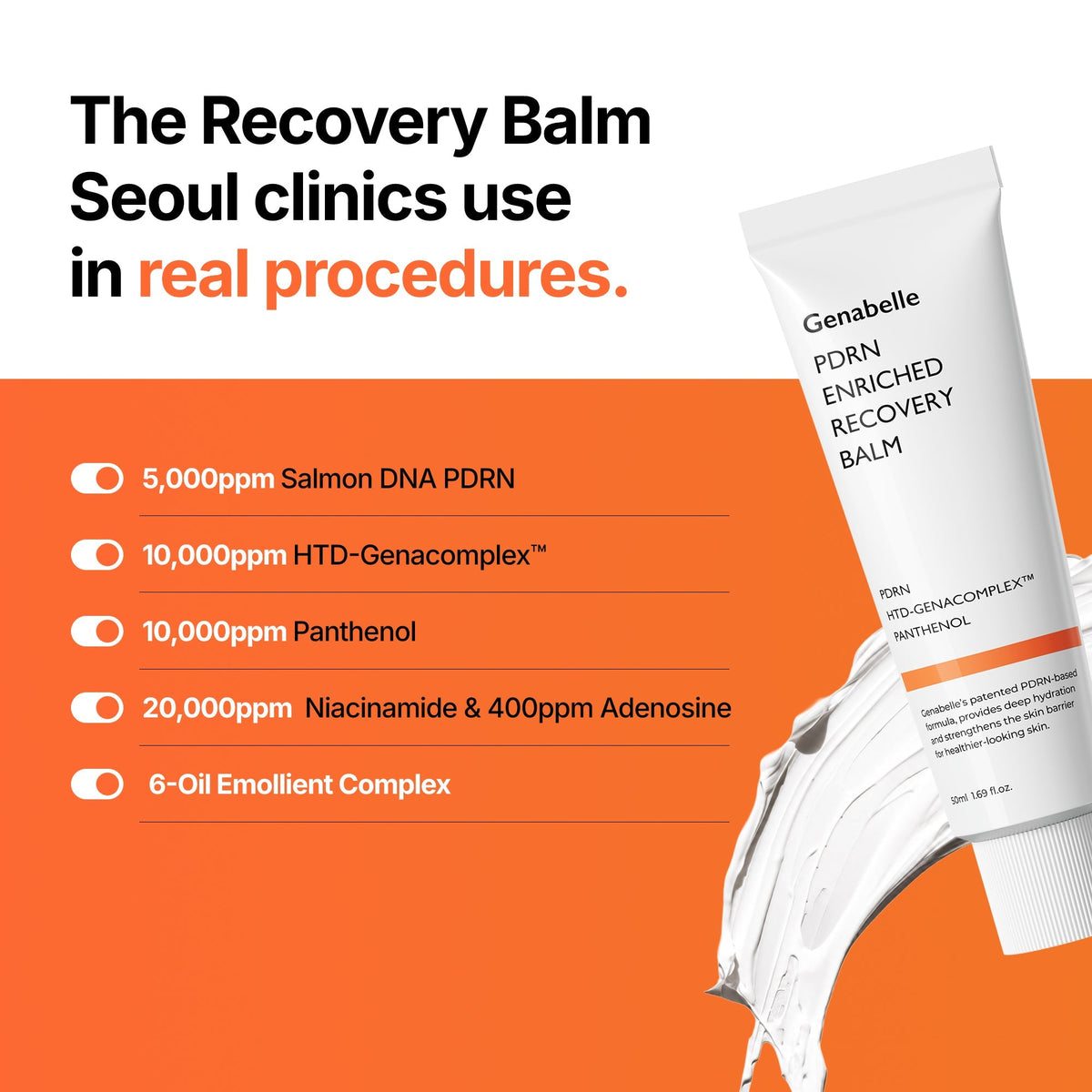 Genabelle PDRN Enriched Recovery Balm texture