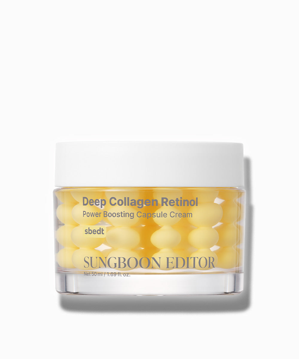 Sungboon Editor Deep Collagen Retinol Power Boosting Capsule Cream 50ml - Suunsu Korean skincare